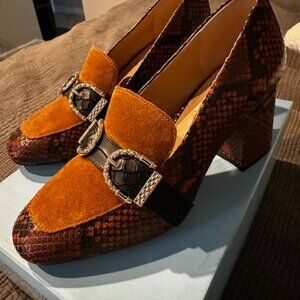 ANTONIO MELANI,CHUNKY HEAL LOAFER,SIZE 8